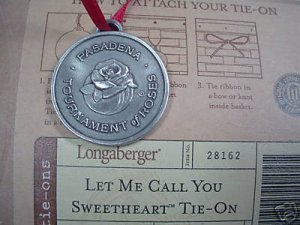 LONGABERGER 2004 LET ME CALL YOU SWEETHEART #28162