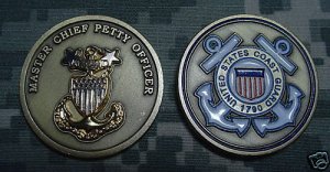 COAST GUARD MCPO E-9 CHALLENGE COIN NIP