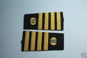U.S.NAVY SOFT SHOULDER BOARDS CAPTAIN JAG CORPS