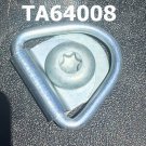 TA64008/14/15 Tacoma Painless NoDrill bright galvanized Bed V-Ring Pair Tie Down Kit