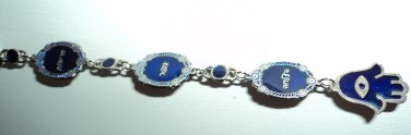 chain hamsa blessing good luck happiness health hamsa blue evil  eye free shipping
