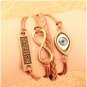 New Antique Friendship Infinity best friend blue Evil eye Charm Leather Multilayer Bracelet