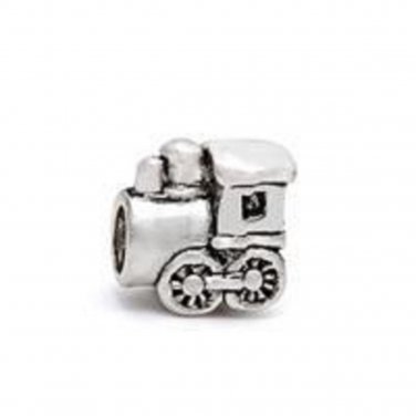 new handmade silver train locomotive charm bead european bracelet FREE shipping