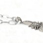 new Antique Silver Devil scorpion charm pendant necklace free shipping