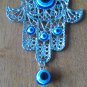 New dreamcatcher Ornament Hamsa blue evil eye weaving  free shipping