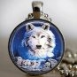 New Fashion Native American Wolf Stereoscopic charm Unisex Pendant Silver color Necklace
