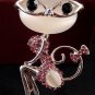 Awesome Fashion Rose Gold Plated  Sexy Cat Pendant Necklace