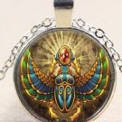 Amazing Spirit Bird Egypt Sun God charm Stereoscopic Unisex silver color Pendant Necklace