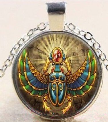 Amazing Spirit Bird Egypt Sun God charm Stereoscopic Unisex silver color Pendant Necklace