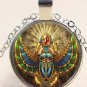 Amazing Spirit Bird Egypt Sun God charm Stereoscopic Unisex silver color Pendant Necklace