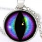 New Punk Dragon eye charm Stereoscopic Unisex silver color Pendant Necklace
