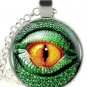 New Punk Dragon eye charm Stereoscopic Unisex silver color Pendant Necklace