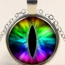 New Punk Dragon eye charm Stereoscopic Unisex silver color Pendant Necklace