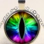 New Punk Dragon eye charm Stereoscopic Unisex silver color Pendant Necklace