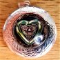 Awesome Celtic Heart Open Locket Chain Necklace