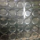 20 glitter gold cabs 1"