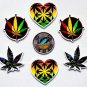 Adorable Weed Marijuana 420 Acrylic Cabs  Beading Craft Supplies Indigenous MMIW Earring