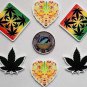 Adorable Weed Marijuana 420 Acrylic Cabs  Beading Craft Supplies Indigenous MMIW Earring