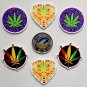 Adorable Weed Marijuana 420 Acrylic Cabs  Beading Craft Supplies Indigenous MMIW Earring