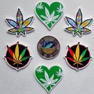 Adorable Weed Marijuana 420 Acrylic Cabs  Beading Craft Supplies Indigenous MMIW Earring