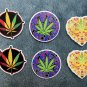 Adorable Weed Marijuana 420 Acrylic Cabs  Beading Craft Supplies Indigenous MMIW Earring