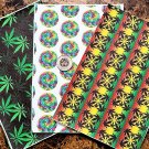 Adorable Weed Marijuana 420 Leatherette Backing Beading Craft Supplies Indigenous MMIW Earring