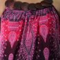 388 Pink Halter Neck Polyester Paisley Printed Tunic Dress