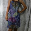 389 Blue Halter Neck Polyester Paisley Printed Tunic Dress 389 Blue Halter Neck Polyester Paisley Printed Tunic Dress