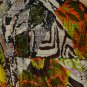 078 Boho Multi-color Animal Print Halter Smock Sundress Top Blouse