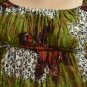 064 Boho Summer beach Scoop neck Floral print sundress Top Blouse