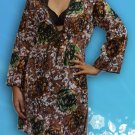 290 Boho Summer Beach Tunic swim suit cover-ups dress Top Blouse