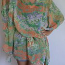 4006 Caftan Kaftan Kimono Tunic Cover-ups Blouse Top M L XL 2XL