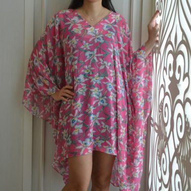 4034 Caftan Kaftan Kimono Tunic Cover-ups Blouse Top M L XL 2XL 3XL