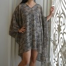 4037 Caftan Kaftan Kimono Tunic Cover-ups Blouse Top M L XL 2XL 3XL