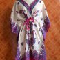 1080 Vintage Kaftan Caftan Tunic Kimono V-Neck Top Blouse Dress M L XL