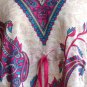 1080 Vintage Kaftan Caftan Tunic Kimono V-Neck Top Blouse Dress M L XL