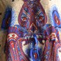 1096 Vintage Kaftan Caftan Tunic Kimono V-Neck Top Blouse Dress M L XL
