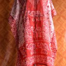 1100 Vintage Kaftan Caftan Tunic Kimono V-Neck Top Blouse Dress M L XL