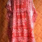 1100 Vintage Kaftan Caftan Tunic Kimono V-Neck Top Blouse Dress M L XL