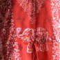 1100 Vintage Kaftan Caftan Tunic Kimono V-Neck Top Blouse Dress M L XL