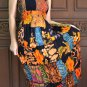 TD001 Boho Tie dye Crinkle Multi-color Floral Print Smock Sun dress XS S M L