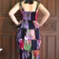TD002 Boho Tie dye Crinkle Multi-color Floral Print Smock Sun dress XS S M L