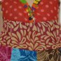PW02 Multi-colors Patchwork Dress Top Tunic S M L