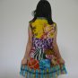 PW05 Multi-colors Patchwork Dress Top Tunic S M L