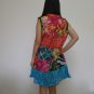 PW06 Multi-colors Patchwork Dress Top Tunic S M L