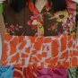 PW06 Multi-colors Patchwork Dress Top Tunic S M L