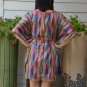 301 Boho Floral Caftan Kaftan Kimono Tunic Cover-ups Dress Top Blouse