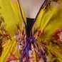 304 Boho Floral Caftan Kaftan Kimono Tunic Cover-ups Dress Top Blouse