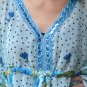 3030 Floral Chiffon Caftan Kaftan Kimono Tunic Cover-ups Top XL