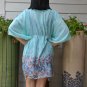 3031 Floral Chiffon Caftan Kaftan Kimono Tunic Cover-ups Top XL